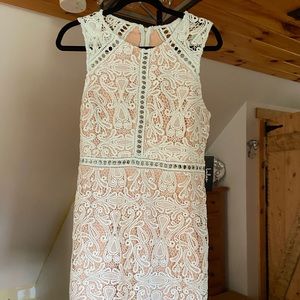 Light Teal Lace dress